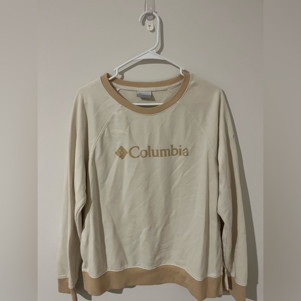 COLUMBIA - Women's Cream Sweater - Size Large
